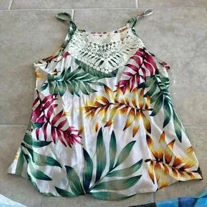 Multi Color Leave Blouse